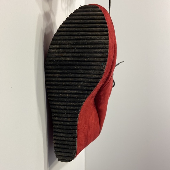 G By Guess Aleena Red Wedge Booties - Picture 8 of 9